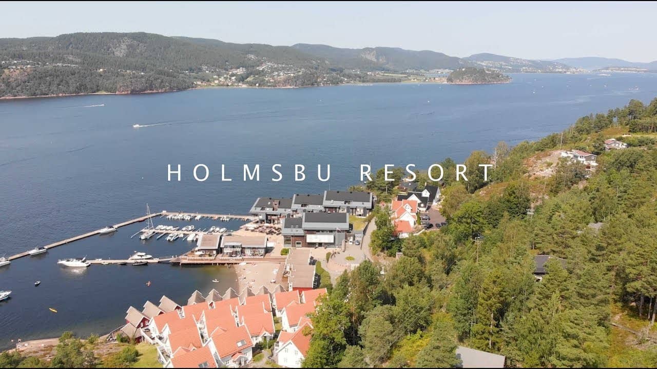 Stemningsfull dronefilm for Holmsbu Resort