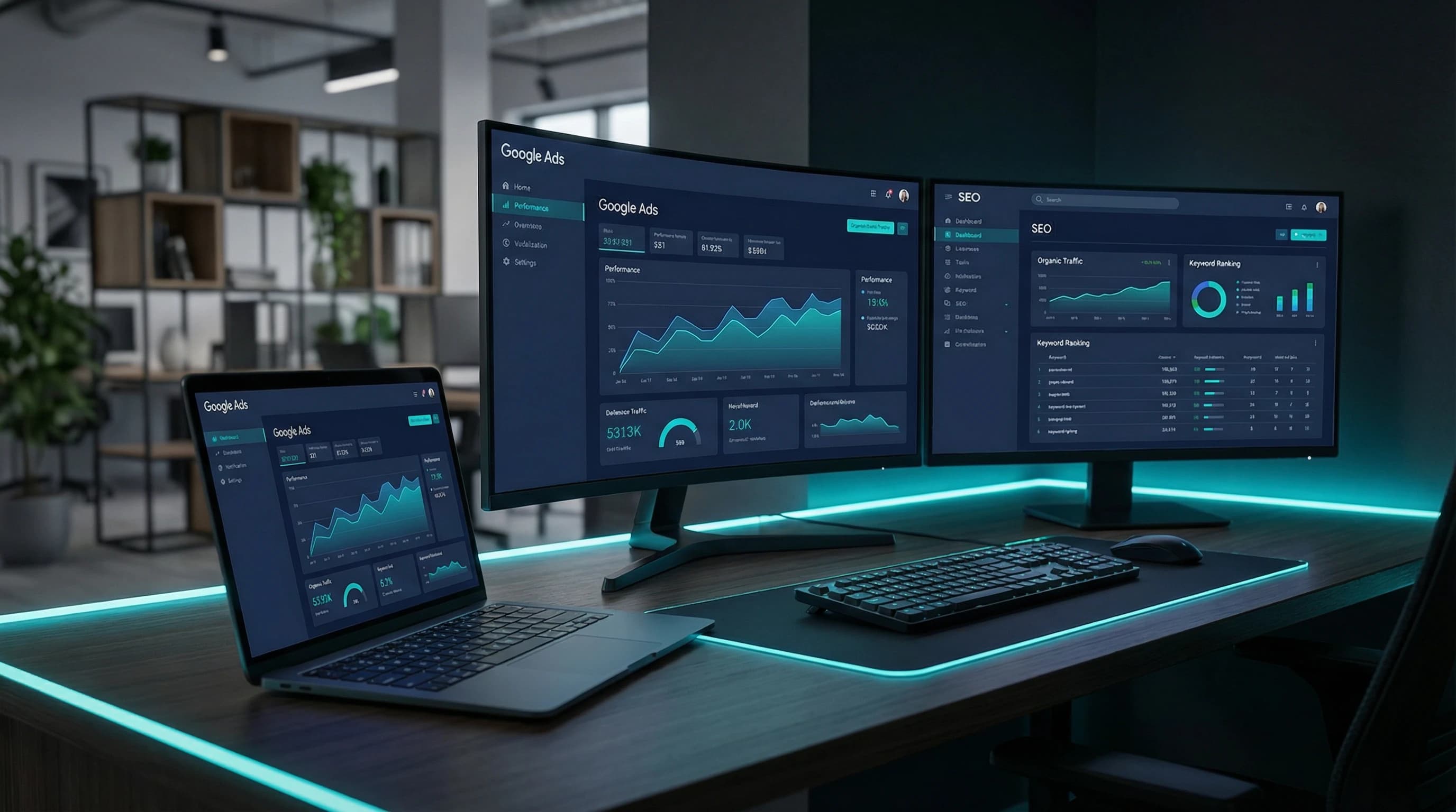 Google Ads vs. SEO: Hva gir raskest ROI? – illustrasjon | Visionmedia