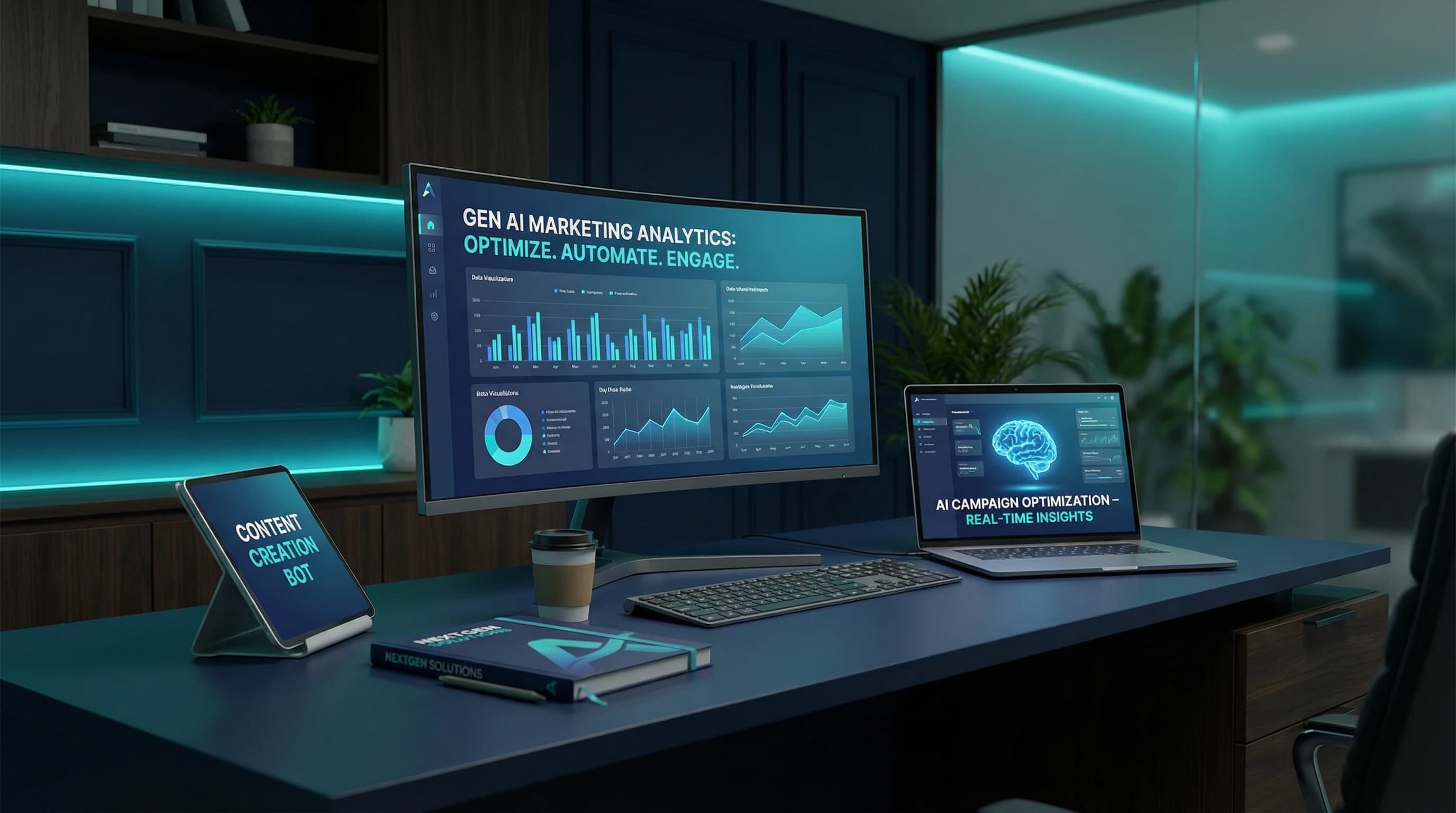 Hvordan AI Kan Revolusjonere Din Markedsføring – illustrasjon | Visionmedia