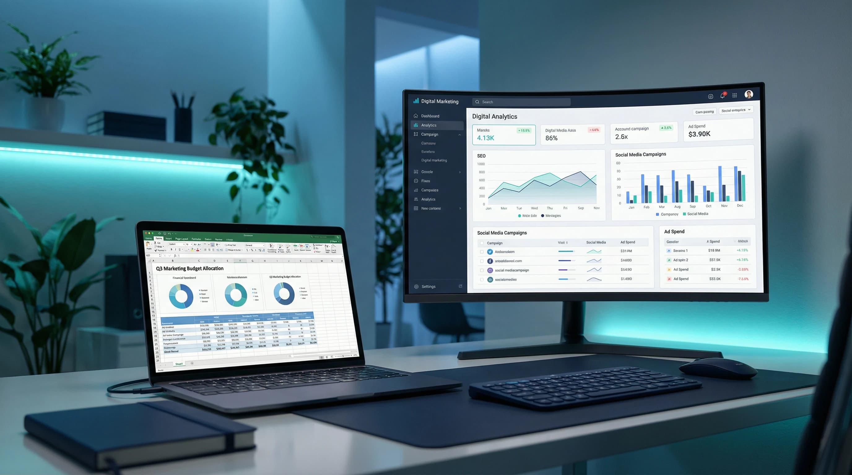 Markedsføringsbudsjett - Hvordan Fordele Pengene Dine – illustrasjon | Visionmedia