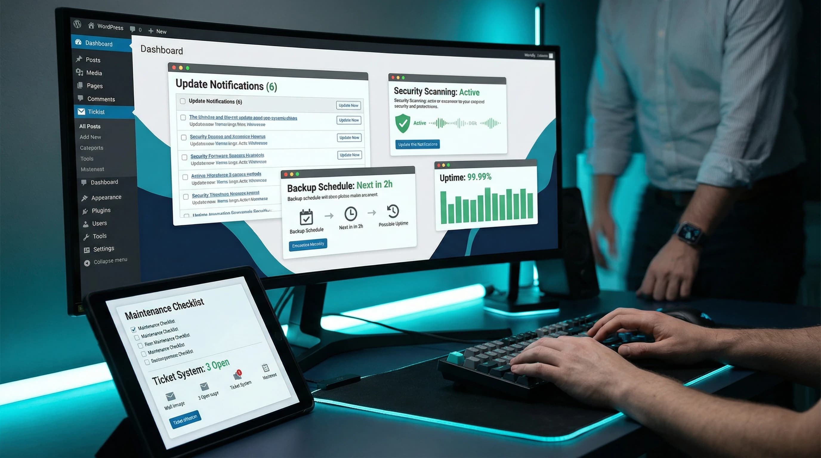 Nettside vedlikehold – Visionmedia